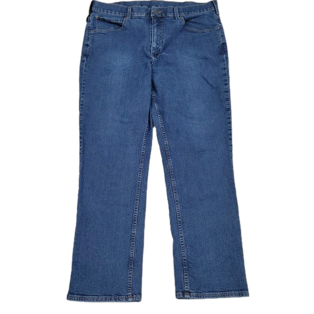 Duluth Trading 40 Grit Jeans Men's 38x30 (36x28) Blue Standard Fit